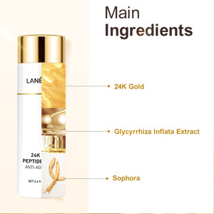 Kit de soin de la peau LANBENA 24k Pure Gold Peptide : nettoyant, tonique, crème pour les yeux, sérum original, crème pour le visage - Product Image 3