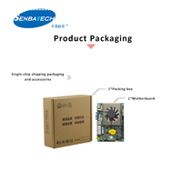 Cpu con placa base 485/422 Ddr 4 Dual Lan 4K Display 6RS232/3,5 Mini-PCIE WIFI 4G Oem Placa base integrada de pulgadas