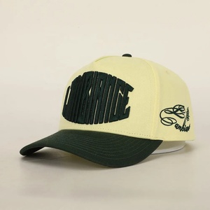 Custom Unisex 5 Panel <b>Waterproof</b> Cotton 3D Embroidery Fruit Pattern Baseball Cap Wholesale Structured Sports Formal Dad <b>Hat</b> - Product Image 4