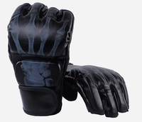 Gants de boxe MMA pour adultes, gants de boxe Sanda pour arts martiaux, fabrication OEM en Chine, doigts courts, personnalisés