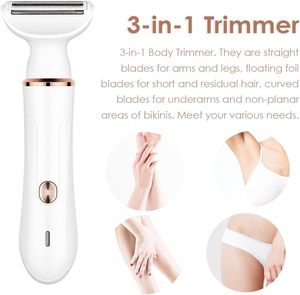 Épilateur électrique multifonction 4 en 1 pour le visage, les oreilles, le <span class=keywords><strong>nez</strong></span> <span class=keywords><strong>et</strong></span> les sourcils, tondeuse pour femme, épilateur bikini, rasoir - Product Image 5