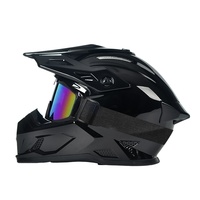 Helm Full Face Motorcross Off Road Baru yang Disetujui DOT ECE, untuk Sepeda Motor, Motor Trail, Berkendar di Gunung, Rally, ATV, dan Karting