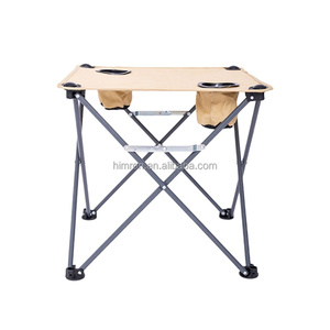 Mesa Plegable para Camping, Playa y Eventos, con 2 Portavasos, Ideal para Acampar, Playa y Pesca - Product Image 5