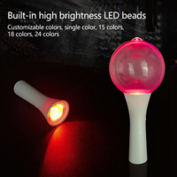 Bâton lumineux LED à télécommande pour les fêtes de carnaval, fournisseur de bâtons lumineux pour les concerts, accessoires de soutien pour les fans de K-pop
