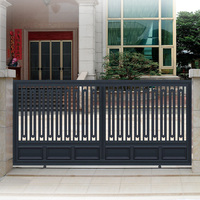 Design extérieur en aluminium coulissant pour portes d'entrée de villa Portes d'entrée principales Portes électriques Conceptions de porte principale de maison indienne