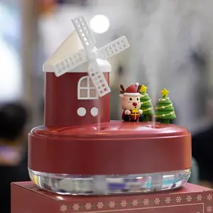 2023 휴일 선물 침실 램프 뮤직 박스 기계 아이 방 가습기 공기에 대한 현재 야간 조명