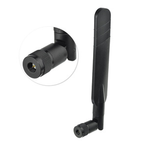 Antenne Wifi double bande 2.4G 5.8G, connecteur mâle <span class=keywords><strong>RP</strong></span> SMA, antenne externe pliable à gain élevé pour routeur sans fil, carte réseau - Product Image 1