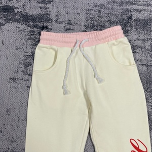 Pantaloni Jogger a Gamba Larga Personalizzati MP796 in French Terry con Stampa Serigrafica e Pantaloni Dritti da Donna - Product Image 3