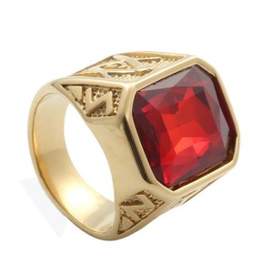 Geometric Black Stone <b>Ring</b> Bezel Setting Unisex Fashion Jewelry Gift - Product Image 2