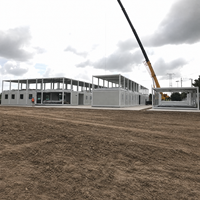 Casa Contenedor Prefabricada para Construcción con Fuerte Resistencia al Agua para Oficina Temporal o Dormitorio para Empresas Comerciales
