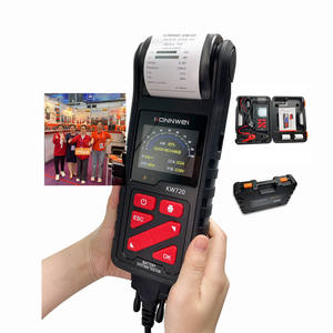 בודק מערכת סוללה דיגיטלית מתקדמת Kw720 עם הדפסת דו "ח מיידי עבור משאית מכונית 12v וסוללות 24v - Product Image 1