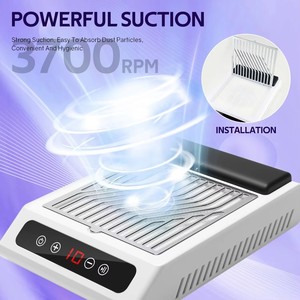 Potente Colector de Polvo para Uñas, Aspiradora de Uñas con Ventilador, Equipo de Manicura para Salón, 80w - Product Image 2