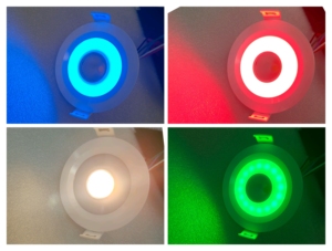 DC24V 12W Cri90 RGBCCT 2700K-6000K Gömme Tavan Spot Aydınlatması, DMX Zigbee Tuya Wify KNX Dali Loxone PWM Dimmer için - Product Image 3