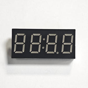 Afficheur LED 7 segments 0,36 pouce 4 chiffres, lumière rouge, dispositif électronique miniature attrayant, affichage numérique multi-valeurs, comptage précis, statut - Product Image 5