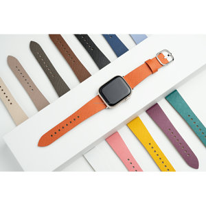 Montre de luxe Handodo <span class=keywords><strong>Apple</strong></span> <span class=keywords><strong>Watch</strong></span> étanche <span class=keywords><strong>Bracelet</strong></span> de <span class=keywords><strong>marque</strong></span> mignon 7 6 5 4 3 SE tailles 38mm 40mm 41mm 42mm 22mm remplacement - Product Image 2