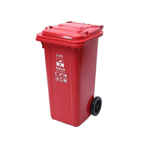 Large outdoor 240L thickened <b>plastic</b> foot-operated sanitation garbage <b>bin</b> with <b>lid</b> for residential communities - wholesale from - Product Image 2