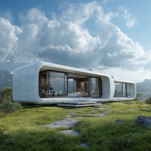 Maison conteneur en acier de luxe sur mesure, design moderne, vente directe d'usine, salon, villa, appartement, bureau, centre commercial, parc - Product Image 3