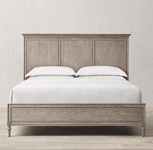 American Country Solid Wood Carving <b>Double</b> <b>Bed</b> Bedroom Simple High <b>Low</b> <b>Bed</b> Tail Villa Customizable Furniture - Product Image 5