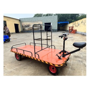 Carrier <b>Trolley</b> Heavy Loading Transport Cart Moving Carts With <b>4</b> <b>Wheels</b> for Load - Product Image 4