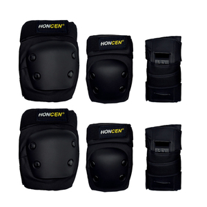 Equipo de Protección para Patinaje sobre Ruedas OEM, Juego de 6 Piezas, Transpirable, Absorbente de Impactos, Ajustable, Protector de Muñeca, Codo y Rodilla, para Niños y Adultos - Product Image 1