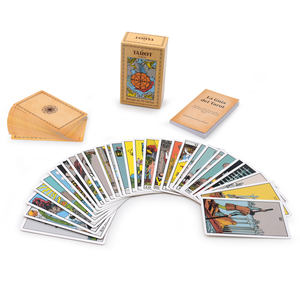 Cartas de <span class=keywords><strong>Tarot</strong></span> mate personalizadas Tamaño al por mayor Impresión de <span class=keywords><strong>Tarot</strong></span> futuro con guía para uso familiar - Product Image 1