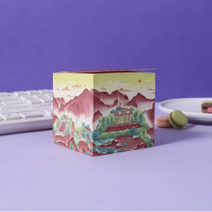 Custom Kawaii Small Office Stationery Adhesive Brick Design <b>Memo</b> <b>Pads</b> 3X3 Inches with Custom Logo and Color for Daily Use - Product Image 6