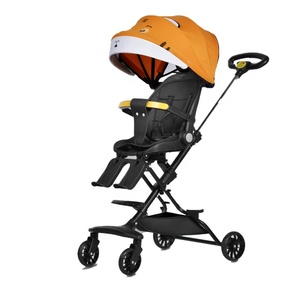 <span class=keywords><strong>Poussette</strong></span> pour bébé en plein air voiture portable et pliable avec cadre en acier siège chariot pour voyage nouveau bébé cadeau de vacances - Product Image 3