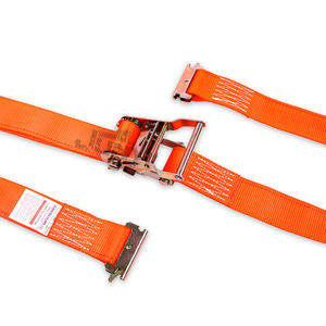 Tali roda gigi e-track oranye 2 inci X 15 inci, tali ikat dengan kait pas batas muatan kerja adalah 1466 Lbs. Untuk truk transportasi - Product Image 6