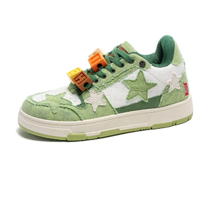 2025 livraison gratuite hommes étoile sport toile supérieure baskets décontracté Beige noir <span class=keywords><strong>vert</strong></span> <span class=keywords><strong>kaki</strong></span> extérieur marche Style plate-forme - Product Image 2