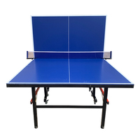 Vente directe d'usine intérieur pliant divertissement exercice Table de ping-pong professionnel avec roues