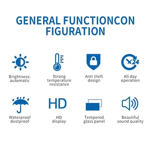 OEM su geçirmez HD açık ekran 43 55 65 86 inç reklam makinesi oyuncu binalar için parklar okullar zemin ayakta - Product Image 6