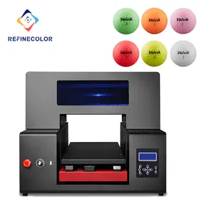 Refinecolor A3 + Multifunctional व्यक्तिगत लोगो कस्टम गोल्फ की गेंद प्रिंटर