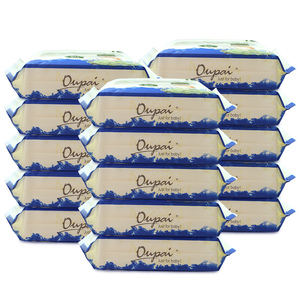 Lingettes humides biodégradables écologiques pour bébés, soin de la <span class=keywords><strong>peau</strong></span> <span class=keywords><strong>sensible</strong></span>, démaquillant, nettoyage sûr, 20 pièces Oupai 18x20cm - Product Image 3