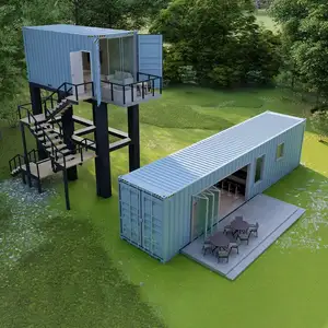 Maison préfabriquée préconstruite France Salles de bain portables Plans de 3 chambres à coucher Pliant Nauru