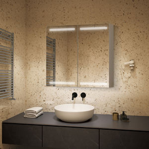 Nuevo espejo de pared con luz Led retroiluminada sin marco con pantalla táctil inteligente de forma Irregular de media luna a bajo precio - Product Image 2