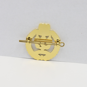 Custom Metal Brooch Name Label Tag Special Design logo Custom logo Gold Plated Factory Durable Scratch-Resistant Metal Badge Pin - Product Image 3