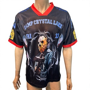 Custom Streetwear Fashion Jersey Oversized Sports Style T-Shirt Wholesale Unisex <b>Hip</b> Hop Mesh Jersey Shirt Manufacturer OEM ODM - Product Image 1
