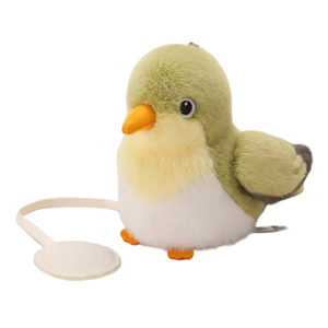 Simpatico <span class=keywords><strong>Uccellino</strong></span> Peluche Magnetico da Spalla, Giocattolo Personalizzato a Forma di Canarino Realistico e Soffice, Dimensioni Palmare, con Peso e Riempimento in Pellet - Product Image 1
