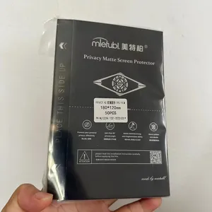 50 cái/gói mietubl linh hoạt Hydrogel phim HD sự riêng tư Matte điện thoại màu xanh bảo vệ màn hình cho máy cắt mà không cần cắt mã <span class=keywords><strong>QR</strong></span> Devia - Product Image 5