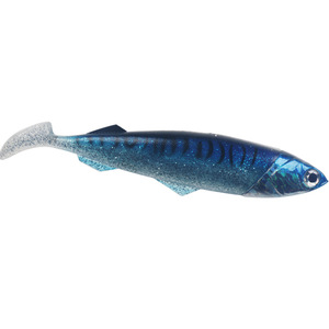 Señuelo Biónico de Pesca en Agua Media para Atún y Caballa, Cebo Artificial Suave de 26cm, 1 Cabeza y 2 Colas, para Pesca en Barco - Product Image 2