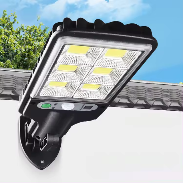 Solar Outdoor IP65 Waterproof LED Garden Wall Light Body Sensing Garden Patio Garage Door Security Remote Control Street Lights