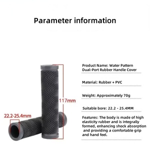 Empuñaduras de bicicleta <span class=keywords><strong>baratas</strong></span>, empuñaduras ergonómicas de absorción de impactos, empuñaduras cómodas para manillar de bicicleta de montaña y carretera - Product Image 2