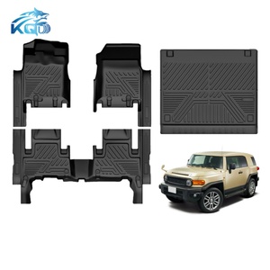 Alfombrillas de Piso para Auto 5D Duraderas de TPE, Accesorios Interiores para Auto, Precio de Fábrica, para Toyota FJ - Product Image 1