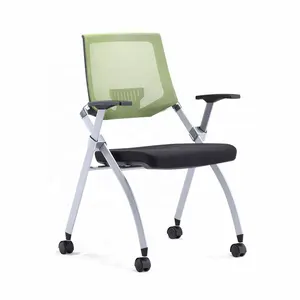 Silla de Oficina Moderna de Metal para Universidad, con Ruedas de PP, Diseño Plegable para Aula Escolar, Estudiantes, Sala de Capacitación, <span class=keywords><strong>Hospital</strong></span> - Product Image 1