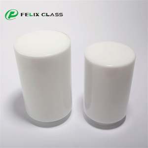 Cúpula de Vidrio Blanco Ópalo Hecha a Mano, Tamaño Personalizado, Forma Cilíndrica, Pantalla de Vidrio con Rosca OEM para Lámpara de Araña o Colgante - Product Image 5