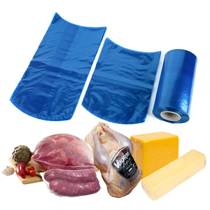Bolsas de Embalaje Termoencogibles Reciclables de PA/PE Azul, de Grado Alimenticio, con Alto Contenido de Oxígeno, <span class=keywords><strong>para</strong></span> Empacar Carne, Aves, Queso - Product Image 1