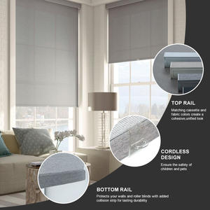 Stores vénitiens motorisés électriques intelligents grand format pour usage commercial, stores occultants à enroulement - Product Image 3