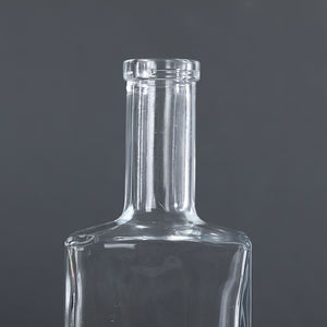 Fabricant Épais Transparent Whisky Liqueur Vodka Gin <span class=keywords><strong>Alcool</strong></span> Tequila Brandy <span class=keywords><strong>Mezcal</strong></span> Bouteille en Verre Emballage avec Liège - Product Image 6