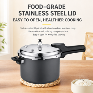 Mini autocuiseur à pression compact pour la maison, compatible avec tous les types de cuisinières, y compris les à induction - Product Image 1