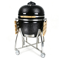 Auplex Barbacoa Esterna Big Joe Classic III, Barbacoa Kamado de Cerámica Personalizada de 27 Pulgadas, Parrilla de Carbón para Cocina al Aire Libre